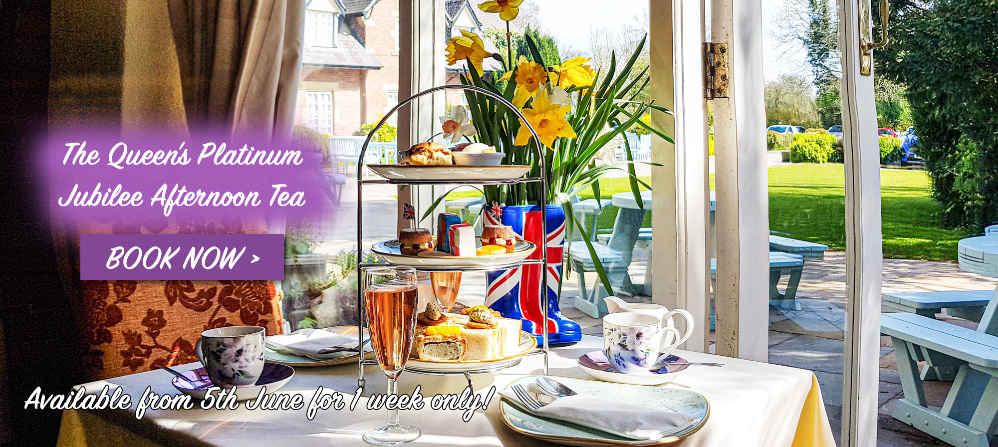 Queen’s Platinum Jubilee Afternoon Tea – The Villa